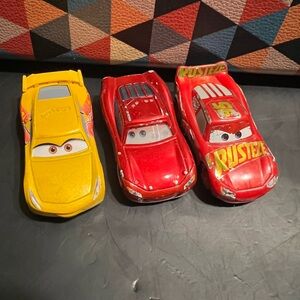Disney Pixar Cars McQueen Change Eyes & Rust Eze Cruz Ramirez Collectible Toys